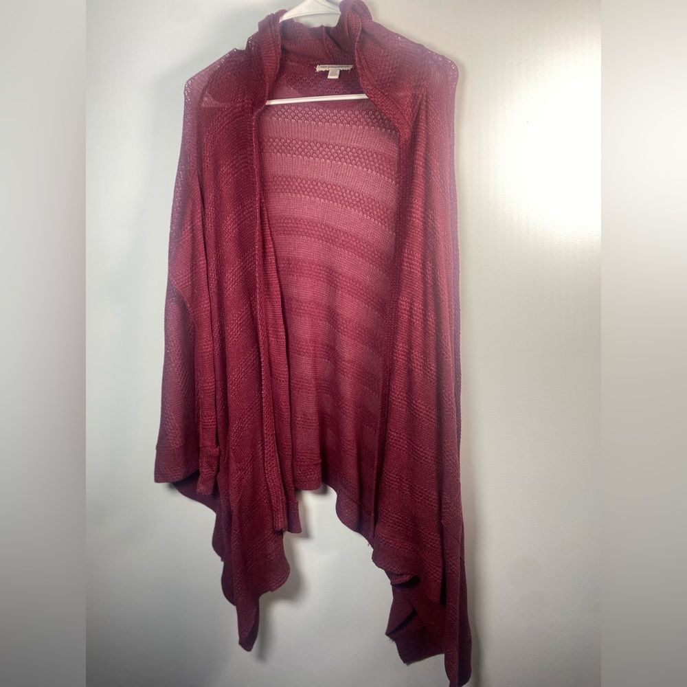 American Eagle Outfitters Burgundy Women's Cardigan